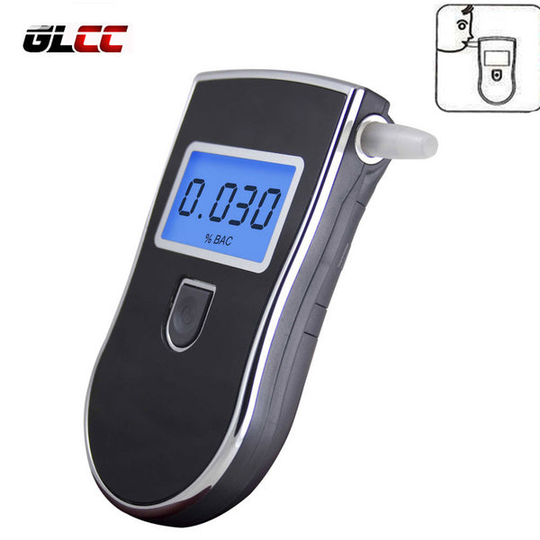 GLCC Professional Alcohol Tester Digital Breathalyzer LCD Display Breath Analyzer Portable Alcohol Detection Device for Drivers