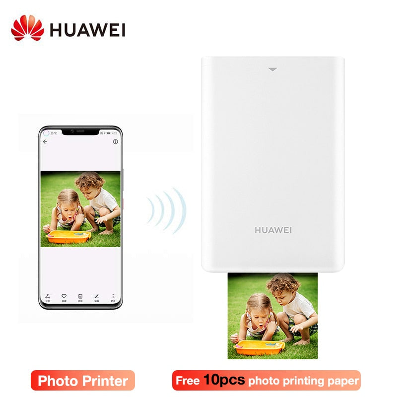 Portable Huawei Mini DIY Pocket Photo Printer AR for Smartphones Bluetooth