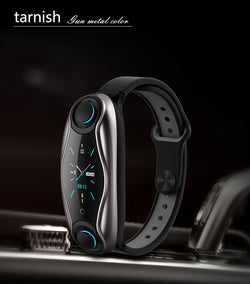 NEW!! Fitness Bracelet Bluetooth 5.0 Wireless Earphones Waterproof Smart Watch Android IOS