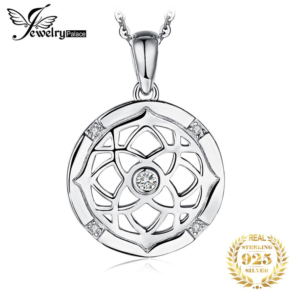 Irish Celtics Knot Silver Pendant Necklace 925 Sterling Silver Choker Necklace Without Chain Goth