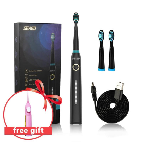 Sonic Electric Toothbrush Waterproof Ultrasonic automatic Tooth brush USB Rechargeable Adult Toothbrush Healthy Gifts