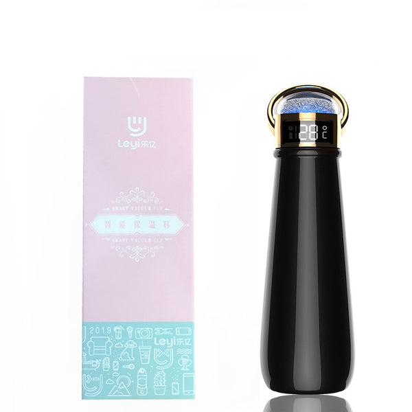LCD Reminding Travel Heating Thermo Bottle Digital Stainless Steel Smart Water Bottle Thermal Vacuum Insulated Cup with gift box