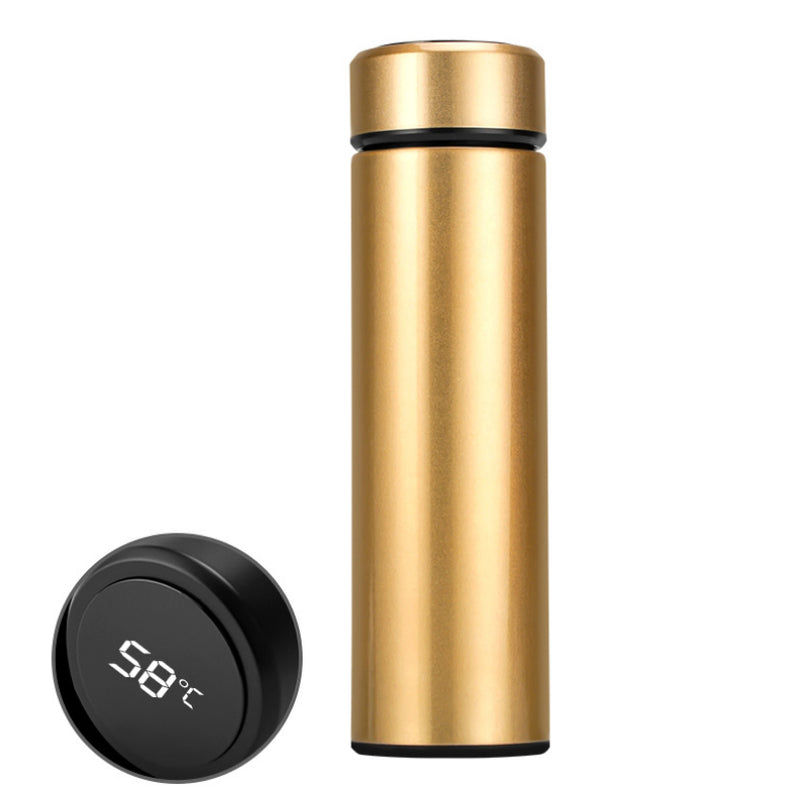 New Water Bottle Smart Mug Temperature Display Stainless Steel LCD Touch Screen Waterproof