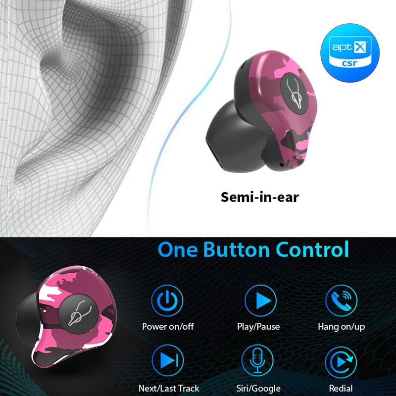Sport Bluetooth Headset Pro 5.0 Earphone Wireless Charging Box