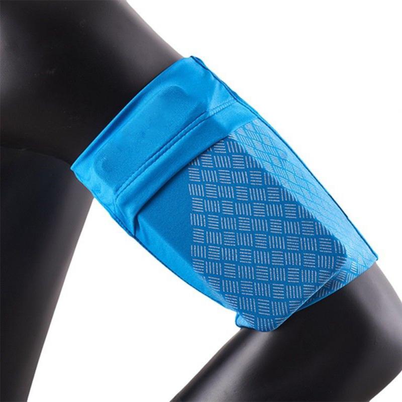 Women Men Practical Anti Slip Exercise Side Pocket Stretch Workout Phone Pouch Gym Armband Elastic Fitness Holder Sports Running