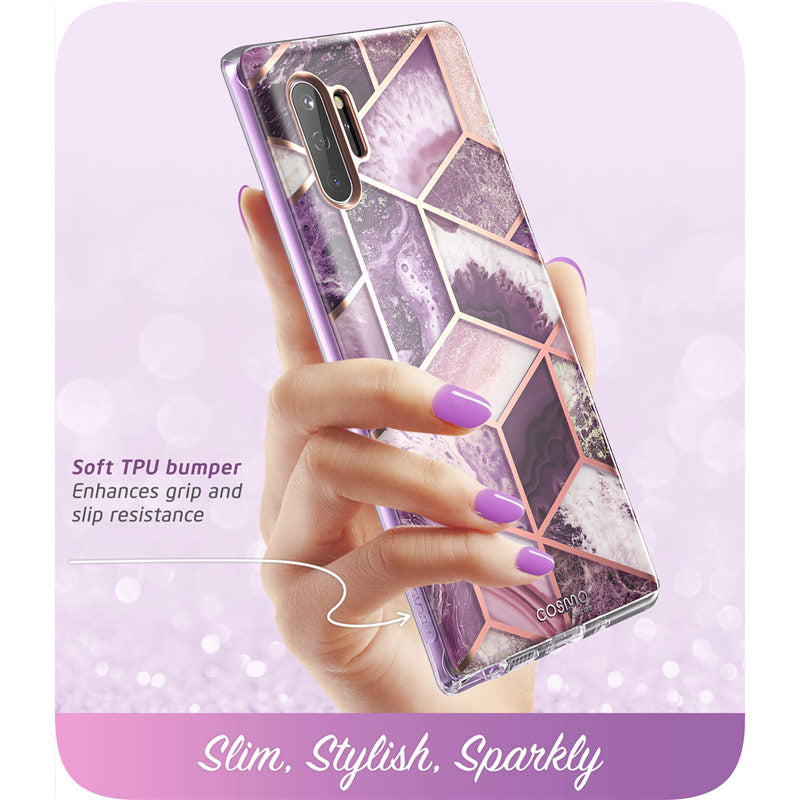 Samsung Galaxy Note 10 Plus Case Cosmo Full-Body Glitter Marble Cover Case 