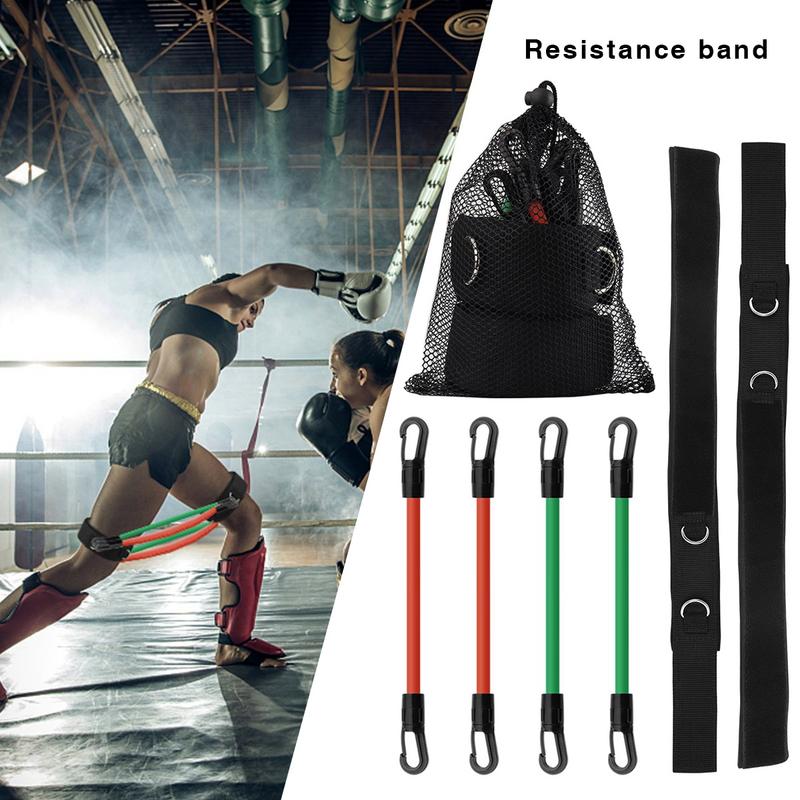 4 Pcs Speed Agility Kinetic Leg Resistance Bands Jump Trainer Taekwondo Trainer Pulling Rope Sports Accessories Resistance Bands
