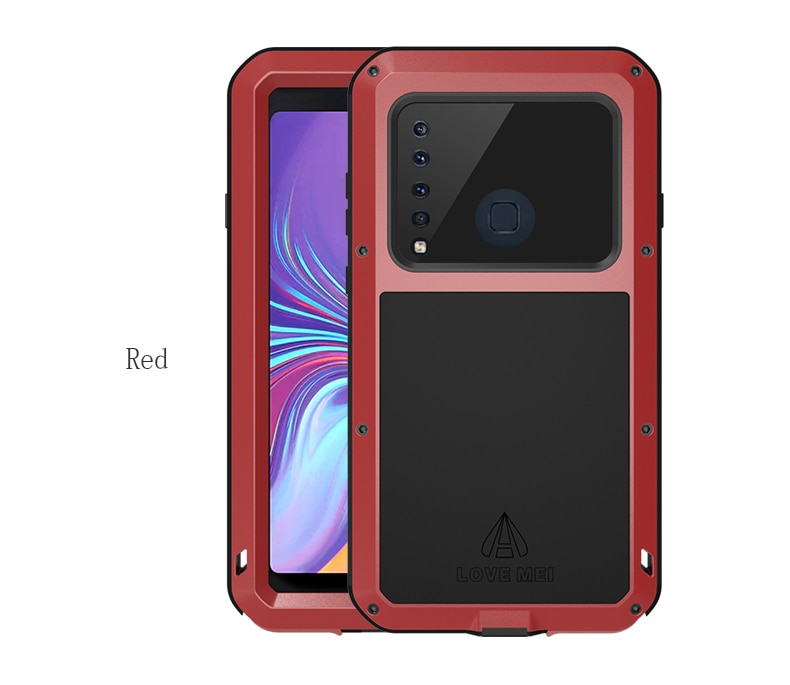 For Samsung Galaxy A9s A9200Case Shock Dirt Proof Water Resistant Metal Armor Cover Phone Case for Samsung A9S Waterproof Case