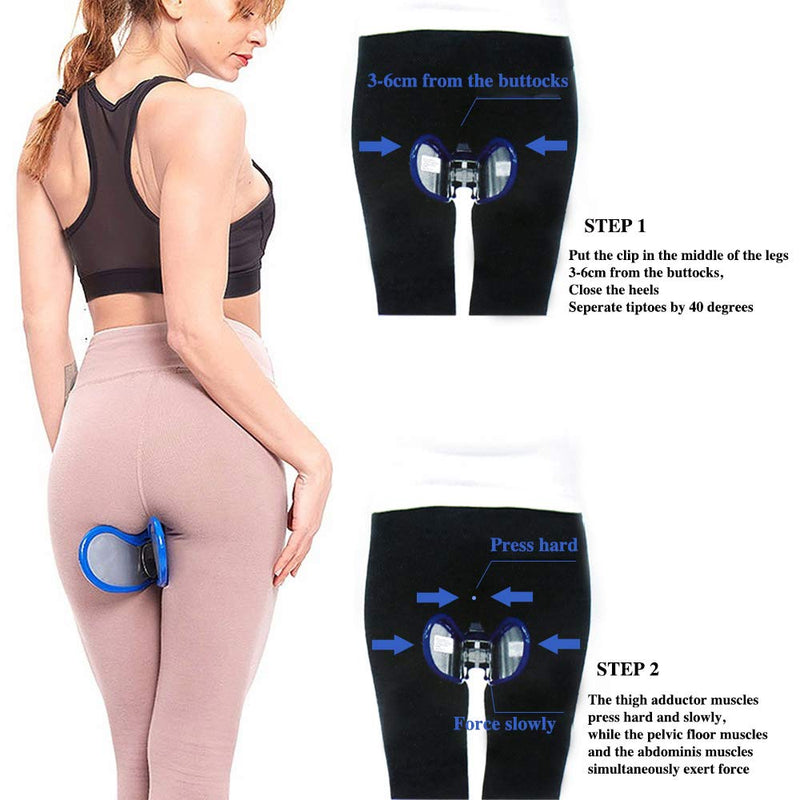 Hips Trainer Pelvic Floor Muscle Inner Thigh Buttocks Exerciser Home Fitness Equipment Butt Beauty Tool Buttocks Device Workout