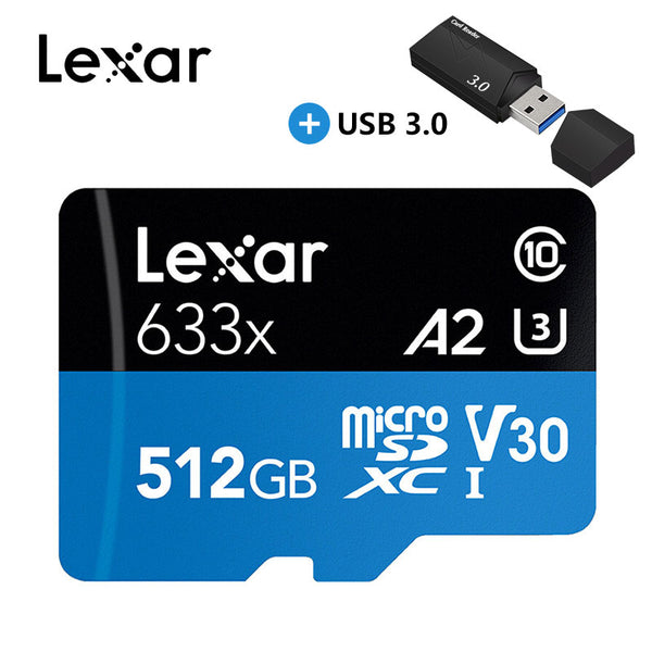 Lexar Micro SD Card 16GB 32GB 64GB 128GB 256GB SDXC/SDHC Flash Memory Card 