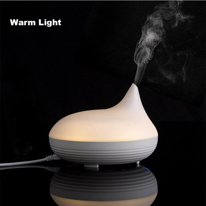 USB ChargeAir Humidifier with Warm LED Lights Mini Aromatherapy Essential Oil Diffuser