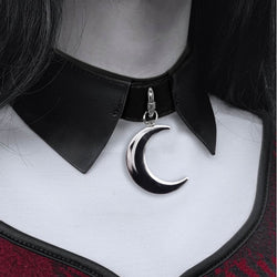 Hot Goth Gothic Punk Moon Print Dress Sexy High Split Mini Black Girl Darkness Streetwear