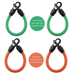 4 Pcs Speed Leg Resistance Bands Jump Trainer Fitness Trainer Pulling Rope