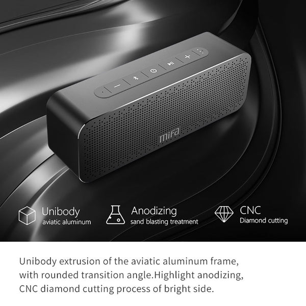  Metal Portable 30W Bluetooth Speaker With Super Bass Wireless speaker Bluetooth4.2 3D Digital Boombox Column loudspeaker