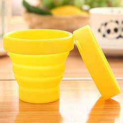 170ML Silicone Travel Cup Folding Cups Telescopic Collapsible Coffee Cups Water Cup