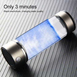 Rechargeable Rich Hydrogen Water Generator Electrolysis Energy Smart Cup Water Ionizer