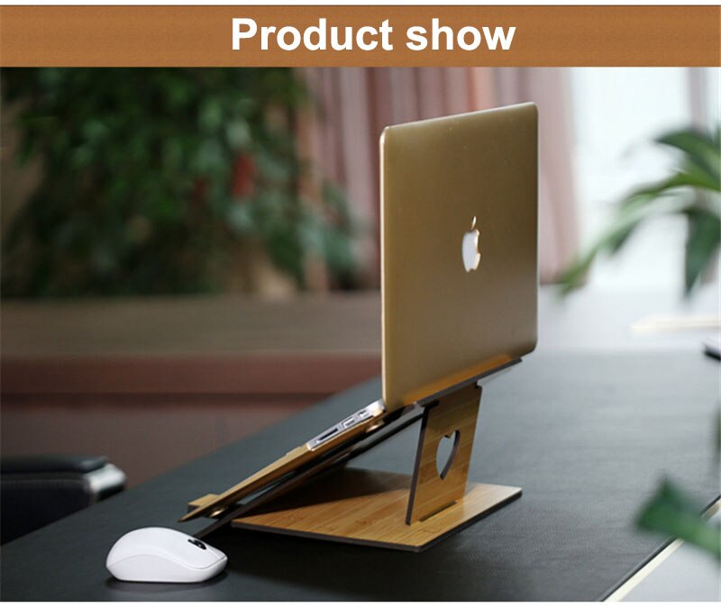 Vmonv detachable Laptop Stand Notebook Desktop Holder For Macbook Notebook Tablet Portable Wooden Laptop Desks Cooling Bracket