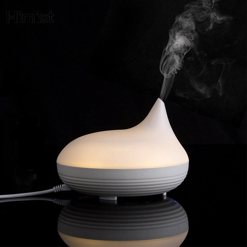 USB Charging Ultrasonic Air Aroma Humidifier with Warm LED Lights Mini Electric Aromatherapy Essential Oil Aroma Diffuser