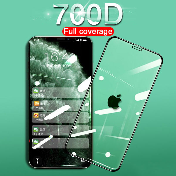 Full Cover Tempered Glass iPhone 11 Pro Max Screen Protector On 6 7 8 Plus soft edge iPhone X XS XR 