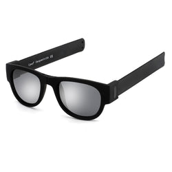 Unisex Polarized Foldable Sunglasses Clapping Bracelet With Flexible Frame Sports
