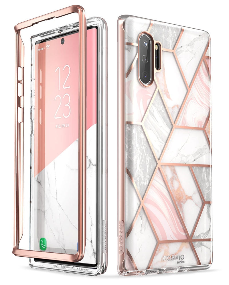 Samsung Galaxy Note 10 Plus Case Cosmo Full-Body Glitter Marble Cover Case