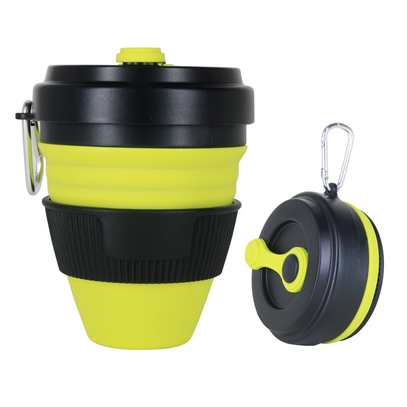 450ml Folding Silicone Cup Portable Telescopic Drinking Collapsible Coffee Cup